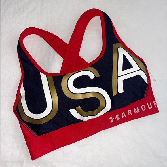 NWOT Under Armour USA sports bra - Picture 2 of 7